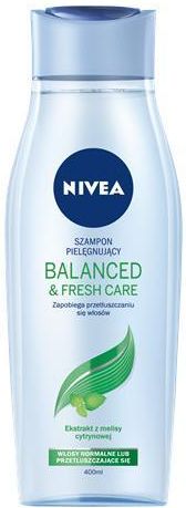 nivea fresh energy szampon do włosów przetłuszczających się 400