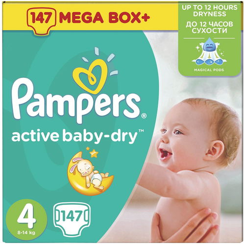 pampers 4 mega box 147