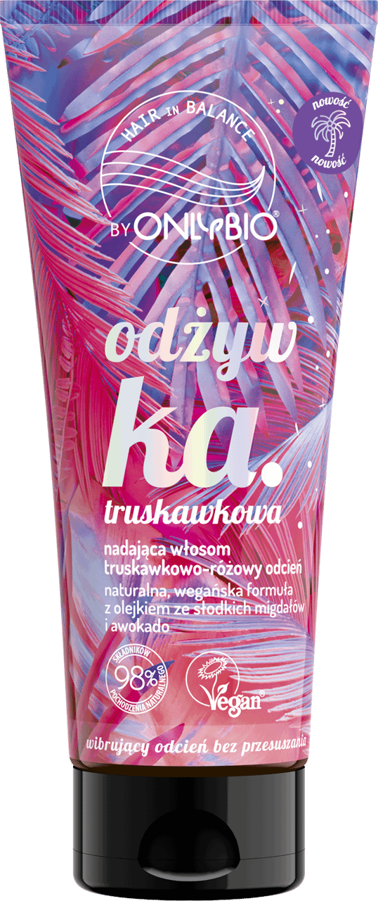 truskawkowa odżywka do włosów