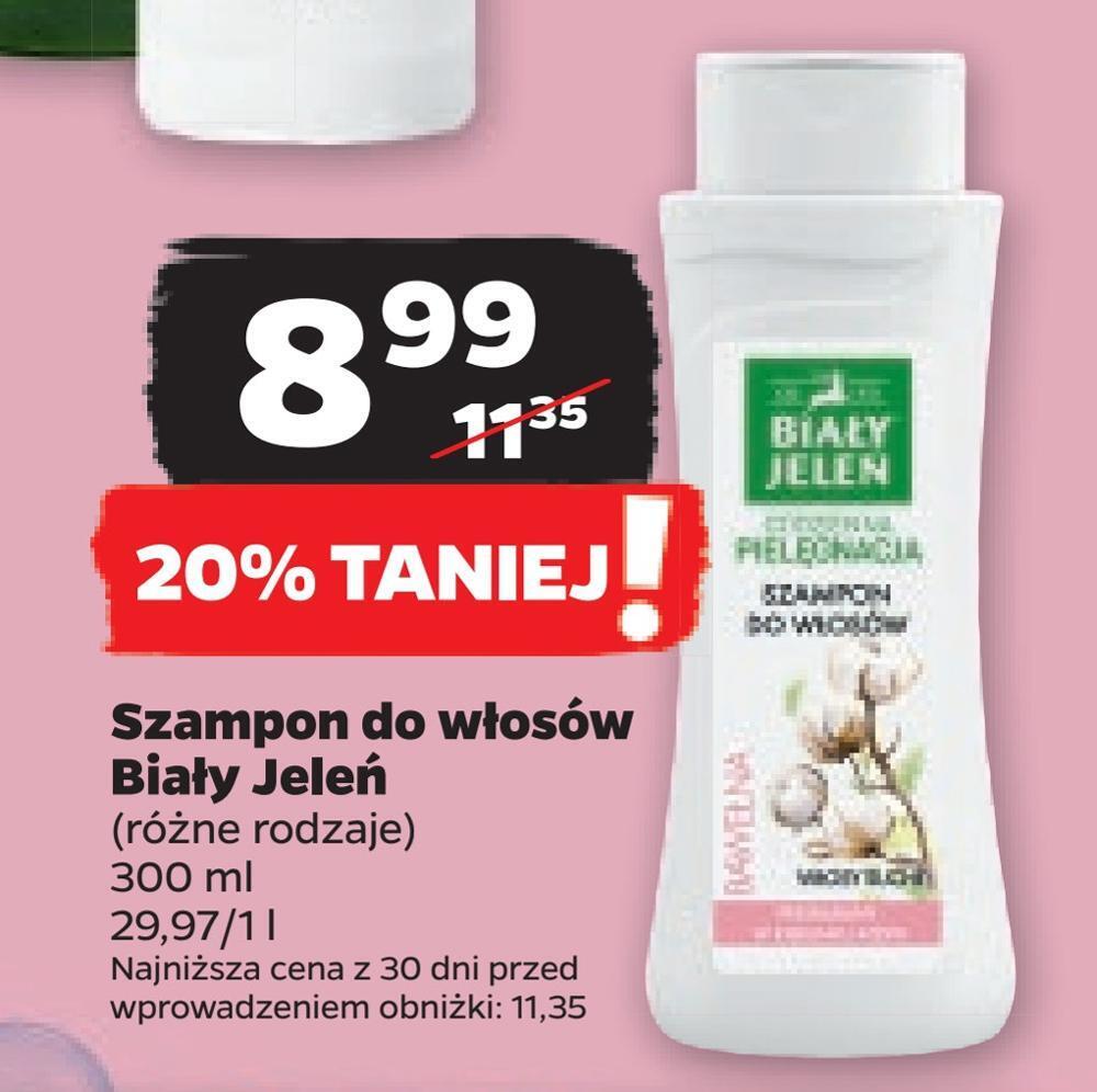 biały jeleń szampon rossmann