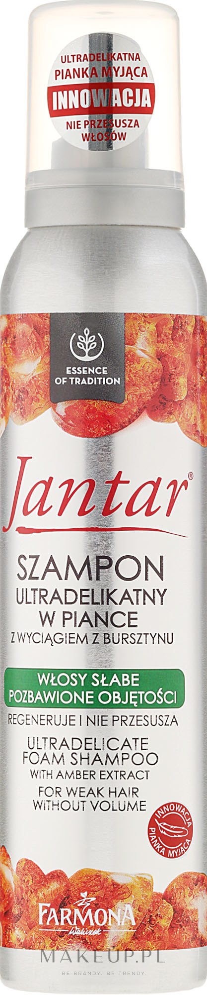 szampon w piance jantar