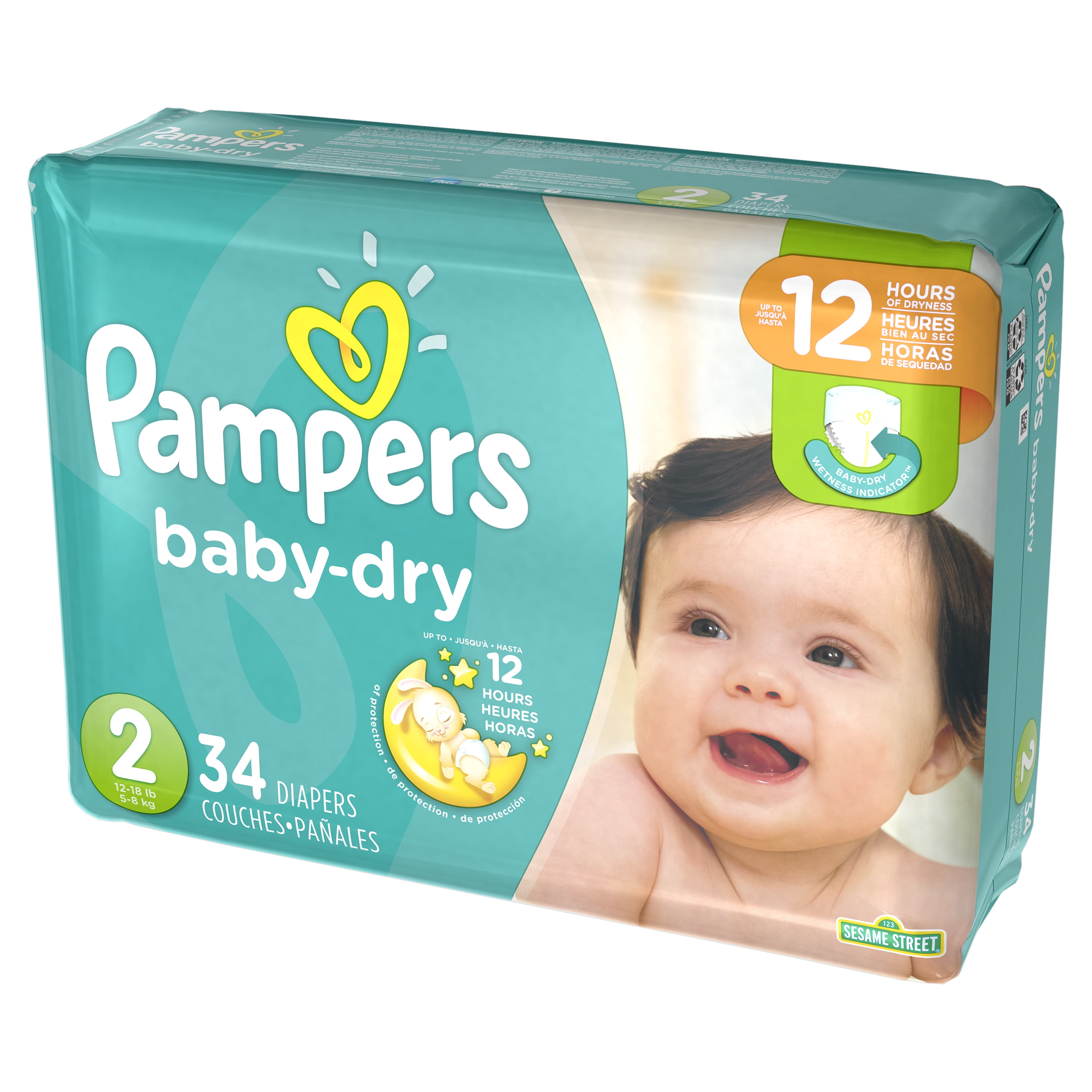 pampers 2 new baby baby dry