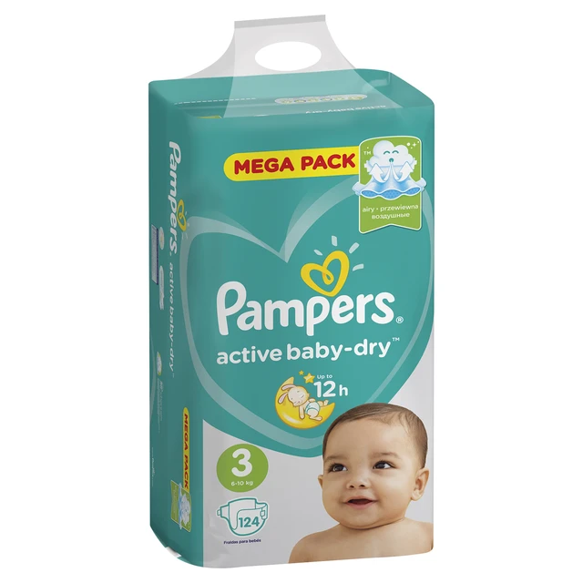 pampers 3 124 szt