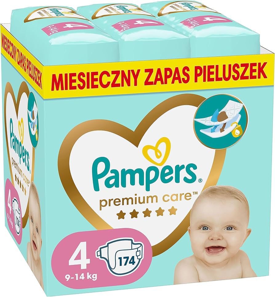 pampers pieluszki zapas 4