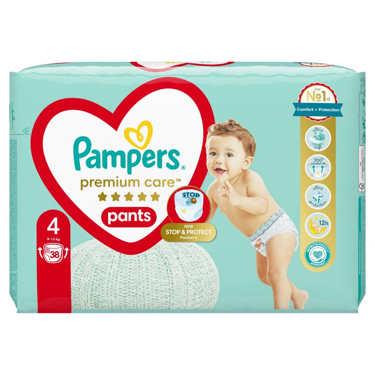 paczka pieluchy pampers care 4 160 szt