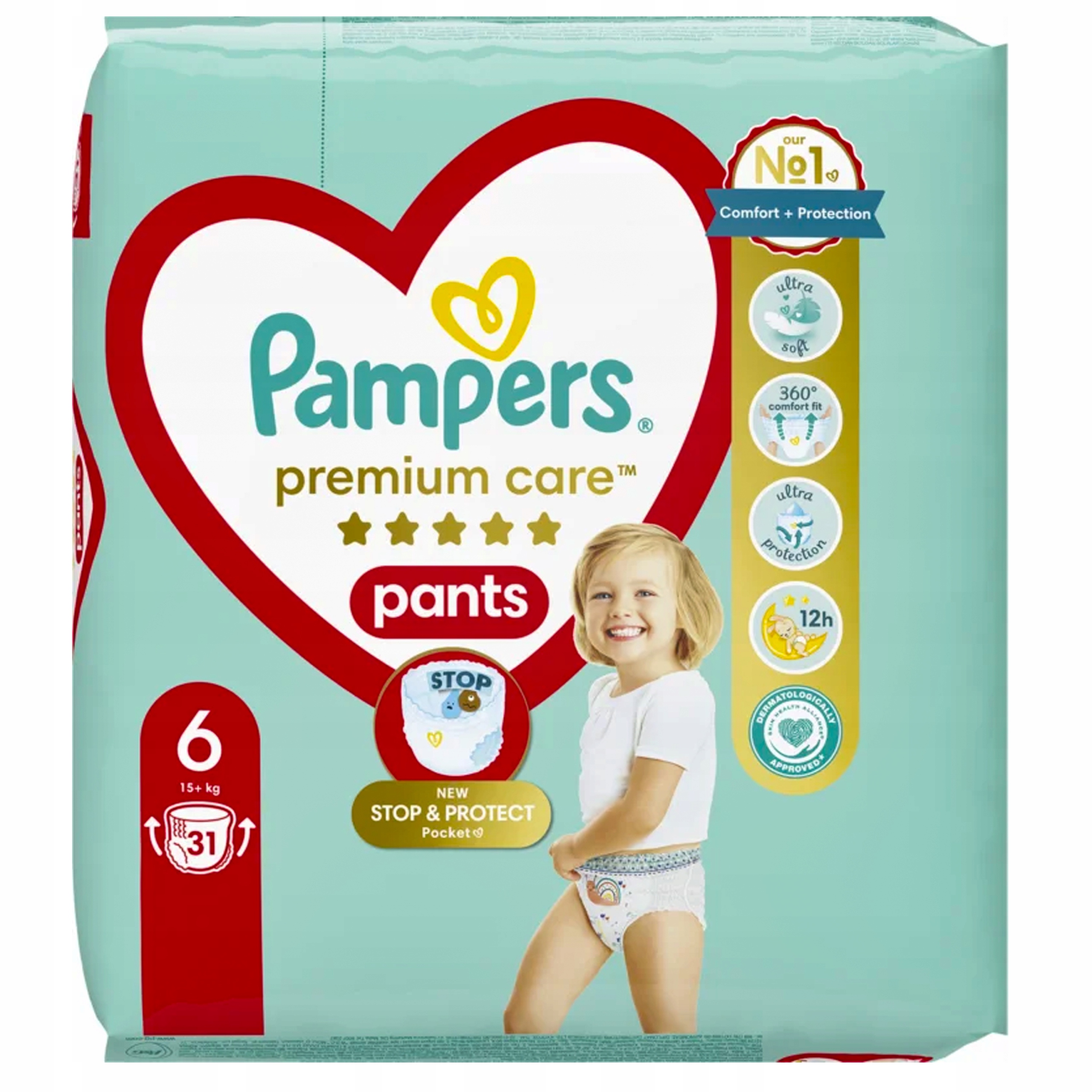 nowe pampers premium care z siateczką