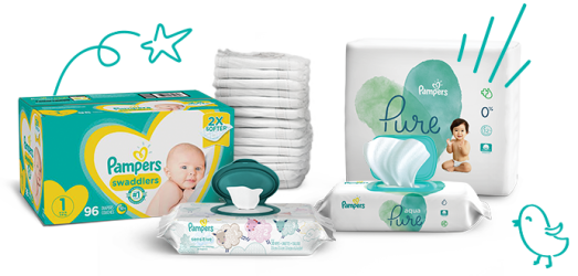 new born pampers transparent