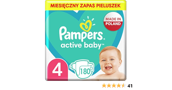 pampers 4+ miesieczny zapas