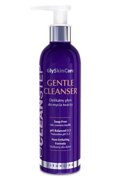 glyskincare cleanstep gentle cleanser delikatny płyn do mycia twarzy