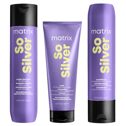 matrix total results color care sosilver szampon