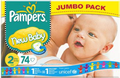 pampers 2 74 sztuki