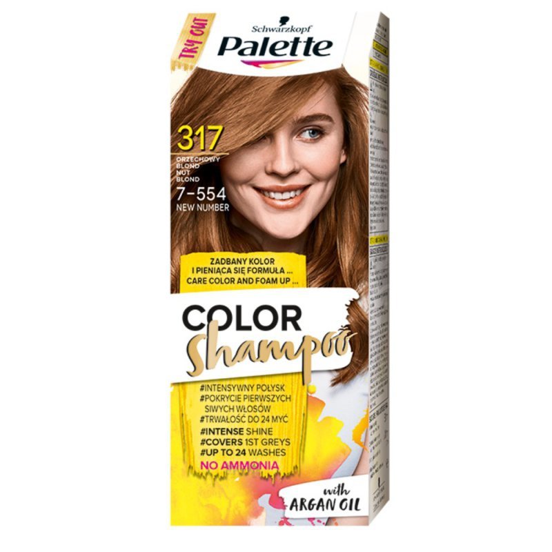 szampon koloryzujący palette paleta kolorów