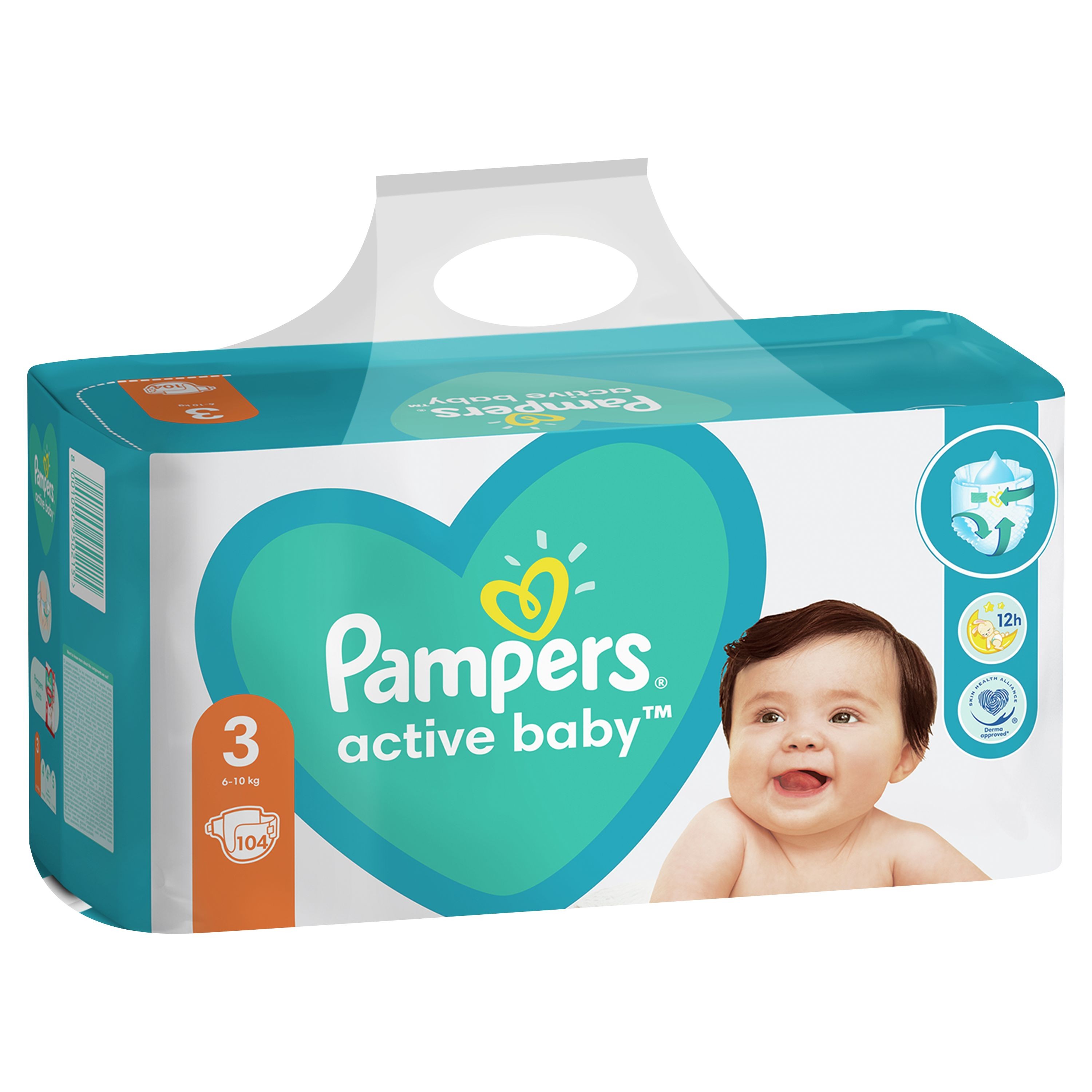 pampers active baby 3 74 szt