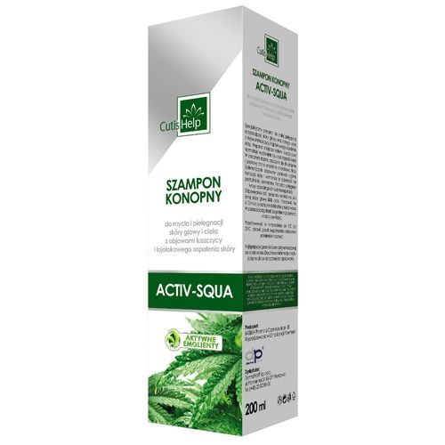 cutishelp activ-squa szampon konopny 200 ml