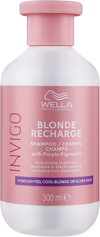 wella szampon do włosów blond fioletowy