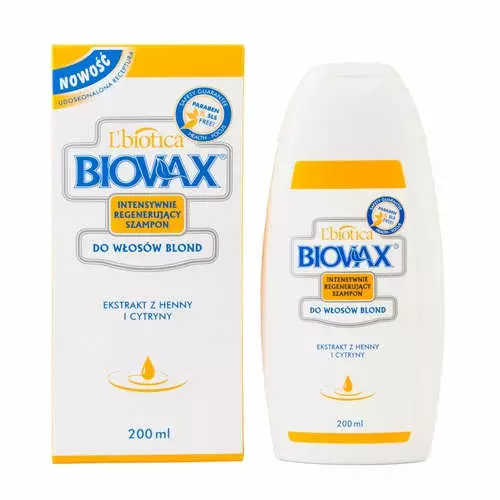 biovax szampon dla włosów blond