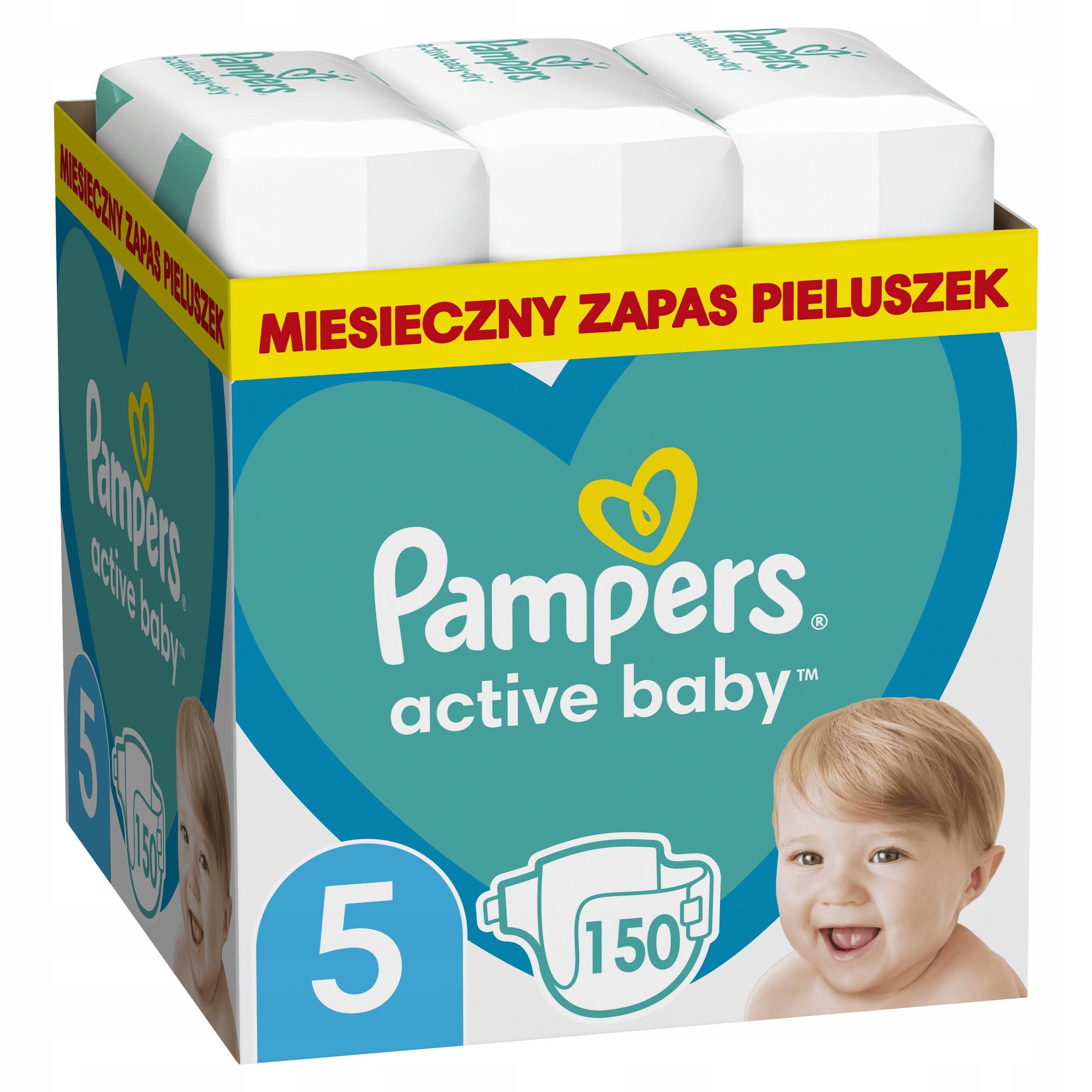 pampers active baby 5 junior 150szt