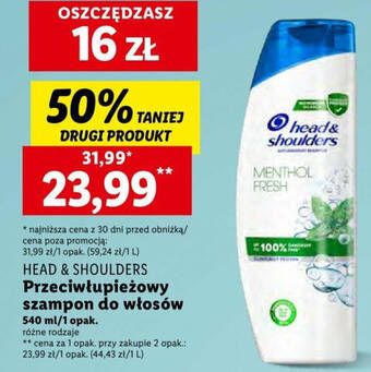 head shoulders szampon w zabce