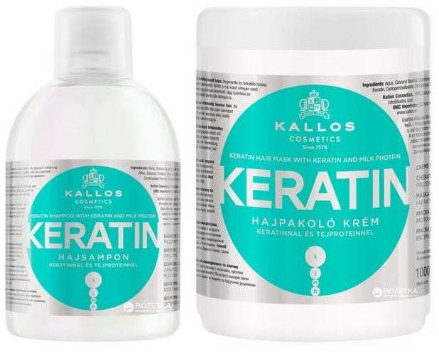 kallos cosmetics kjmn keratin szampon z keratyną i proteinami mlecznymi