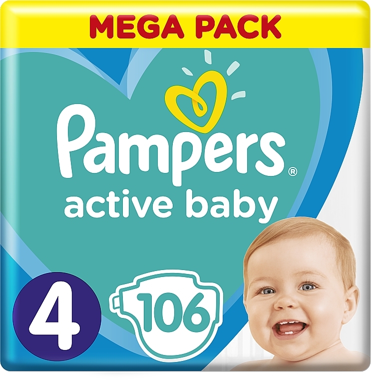 pampers 4 106szt