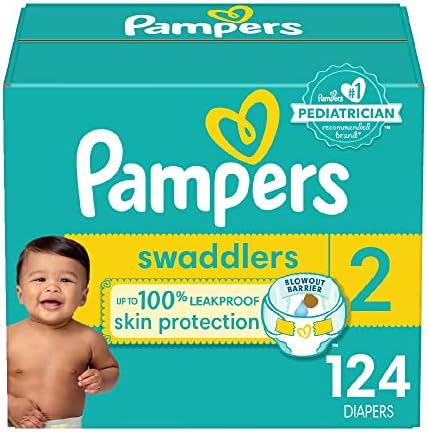 pampers 124 pack