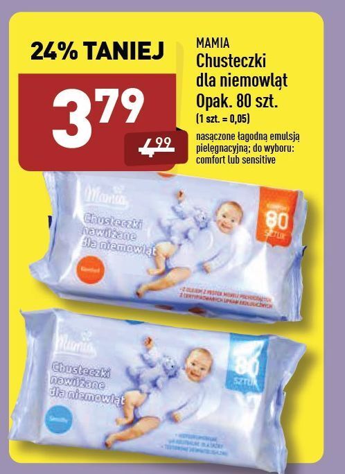 chusteczki nawilżane aldi