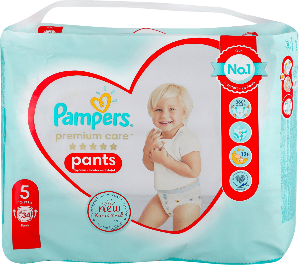 pampers premium care pants 5 cena