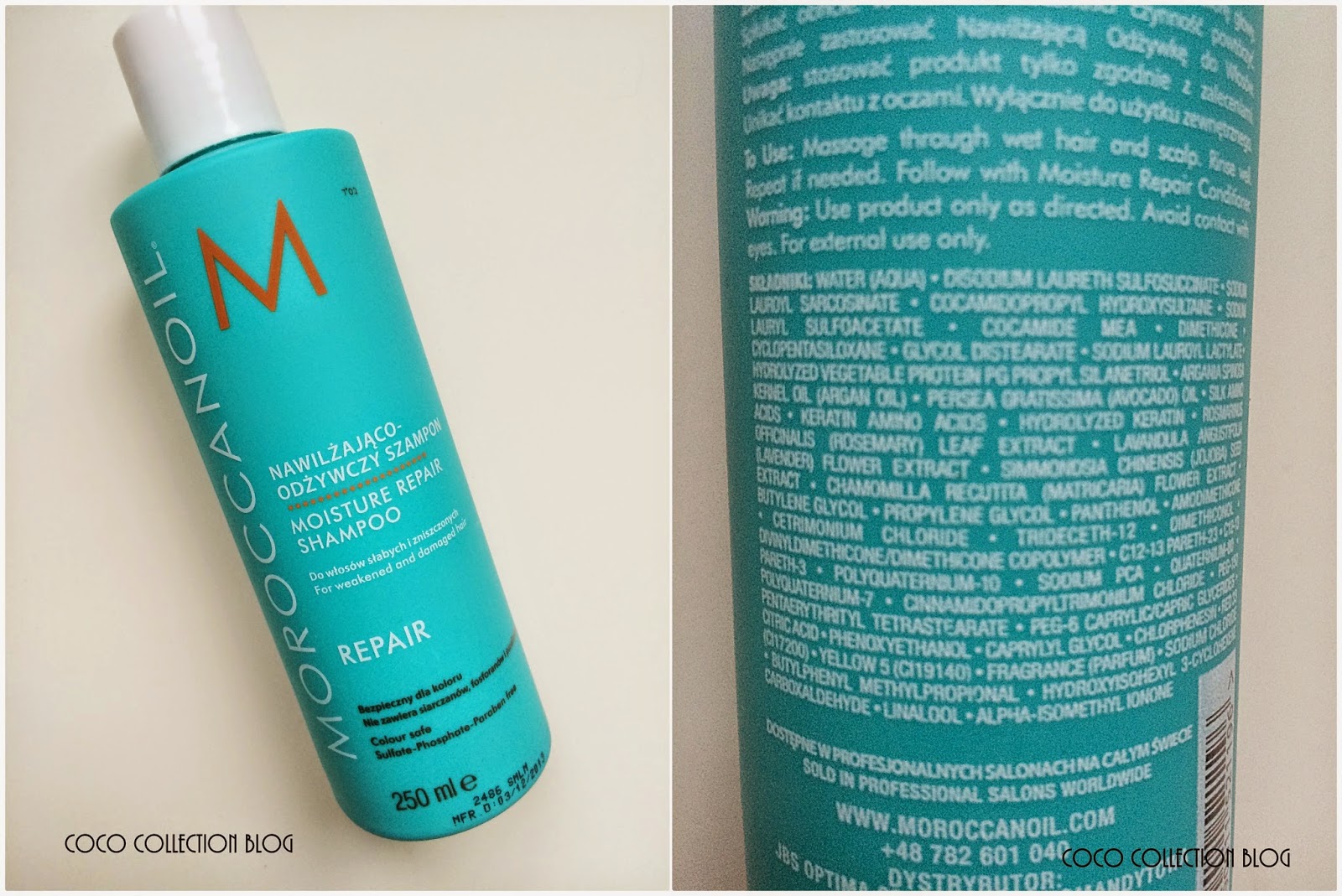 szampon do wlosow moroccanoil skład