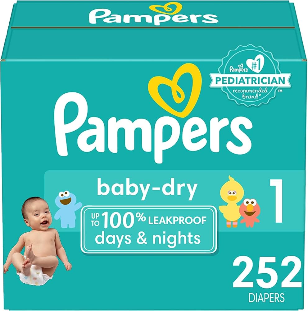 pampers active dry 1 100 szt