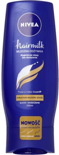 nivea hairmilk mleczna odżywka do włosów normalnych suchych i zniszczonych