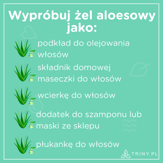 odżywka aloesowa do włosów diy