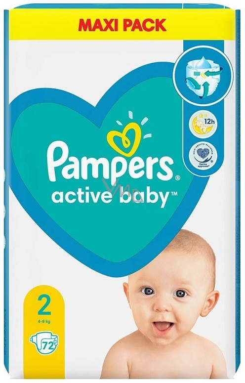 pampers 72 cena