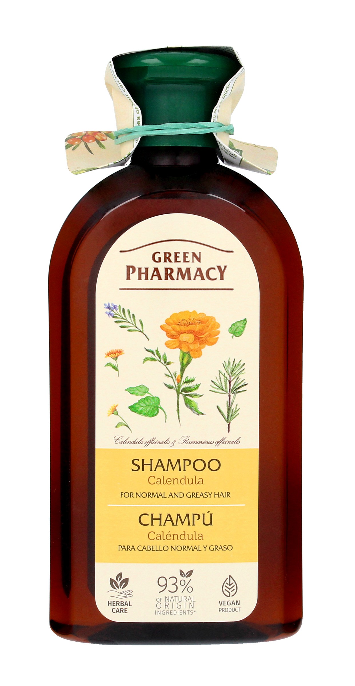 green pharmacy herbal care szampon nagietek kwc