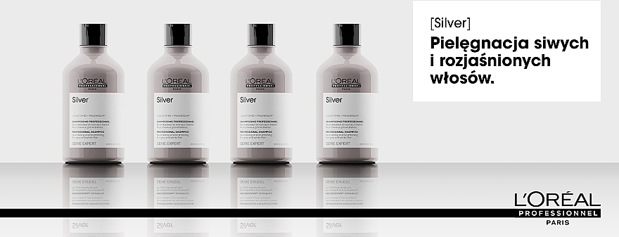 loreal silver szampon do włosów blond i siwych