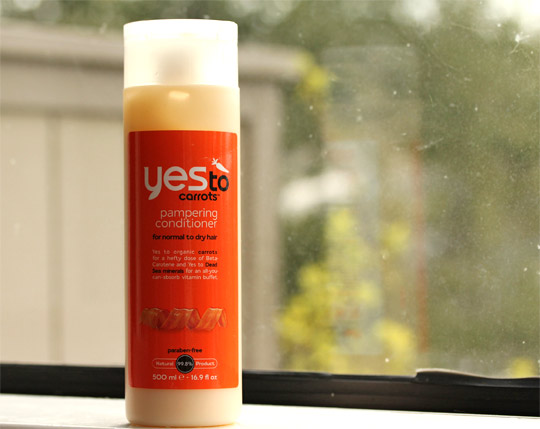 yes to carrots daily pampering conditioner