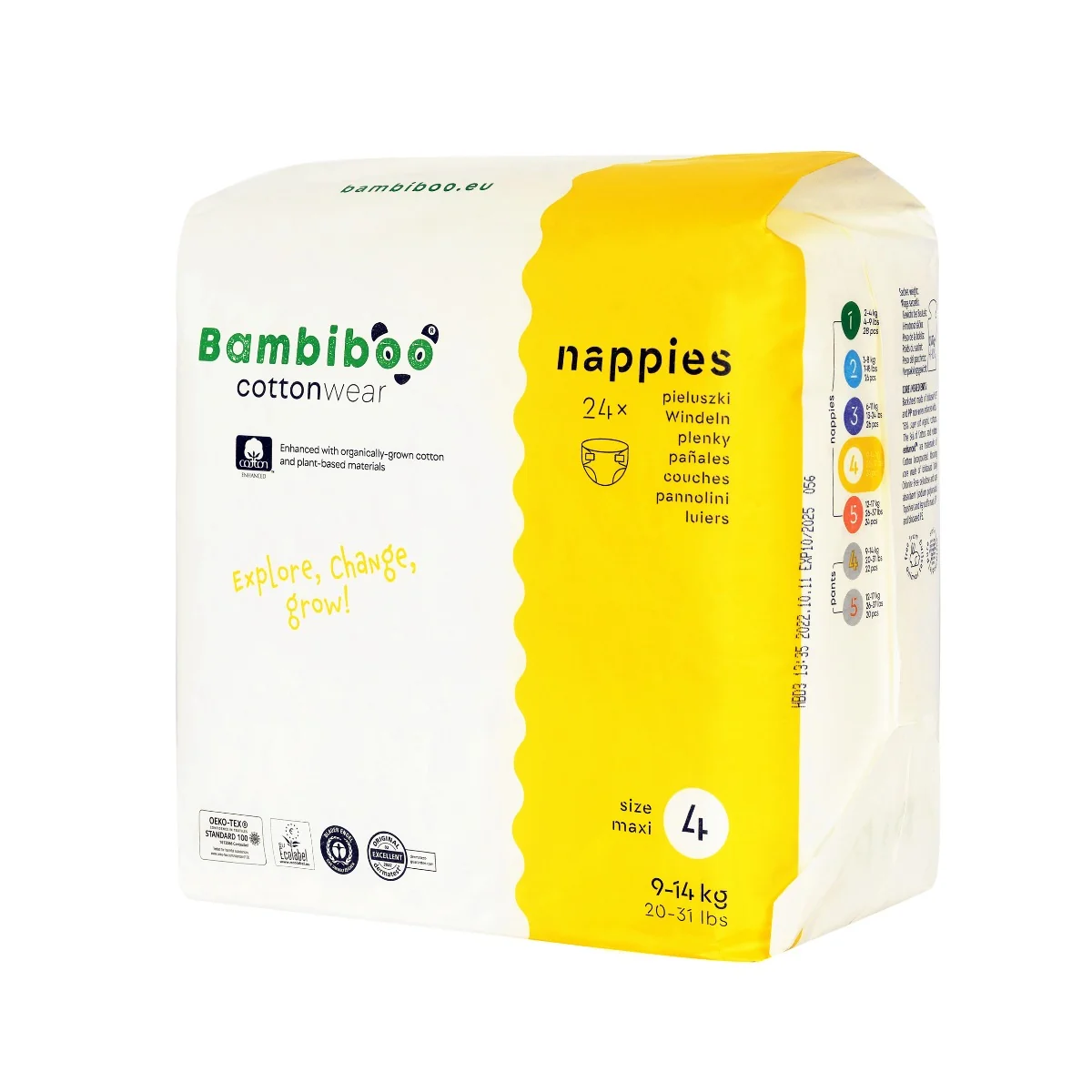 bambiboo pampers pants