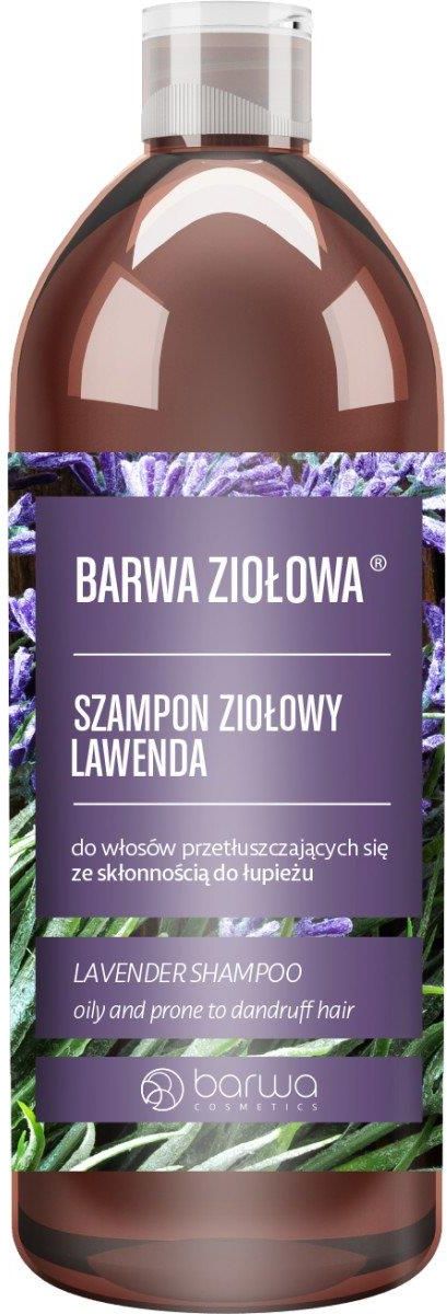 barwa ziołowa szampon do włosów lawenda