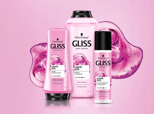 gliss kur liquid silk szampon do włosów łamliwych i matowych