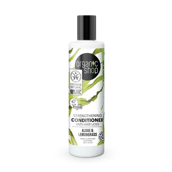 organic shop odżywka do włosów wzmacniająca błękitna laguna 280 ml