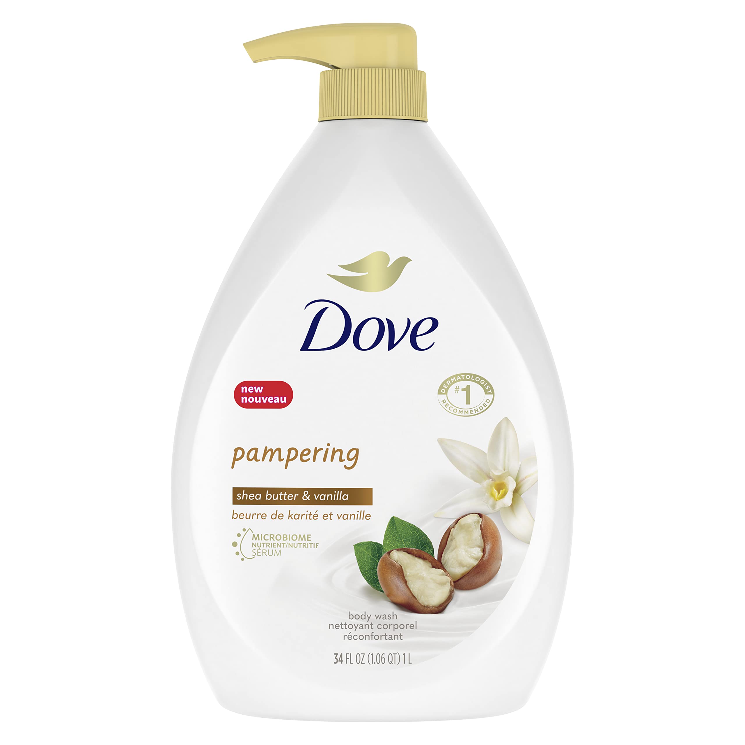 dove pampering body wash