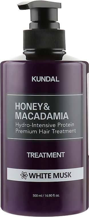 kundal szampon do włosów białe piżmo honey&macadamia shampoo white musk