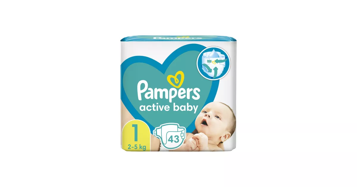 pampers new baby dry 43 szt cena