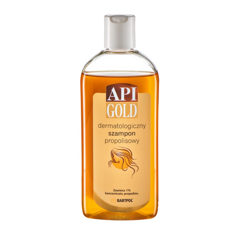 api gold dermatologiczny szampon propolisowy