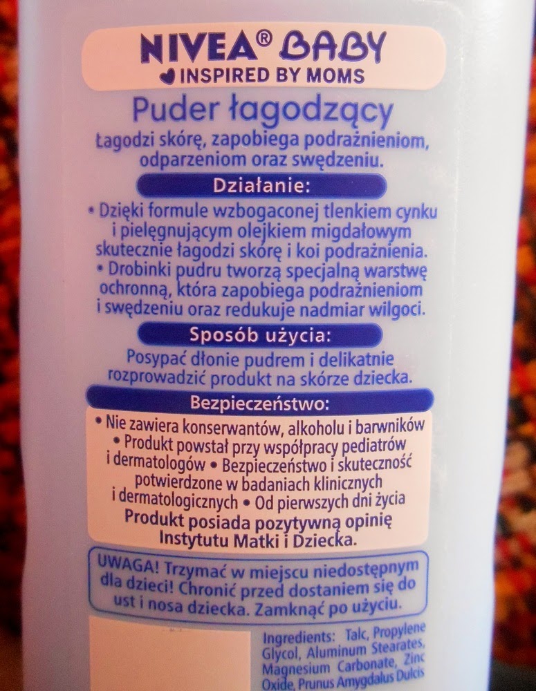 puder baby jako suchy szampon