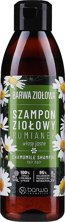 szampon rumiankowy do wlosow blond barwa zioła efekty