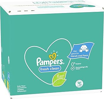 chusteczki duzo paczek pampers