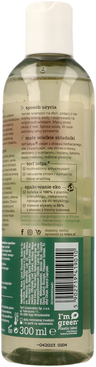 rossmann tołpa green szampon normalizujący