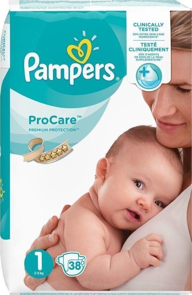 pampers procare pieluchy dla dzieci rozmiar 1