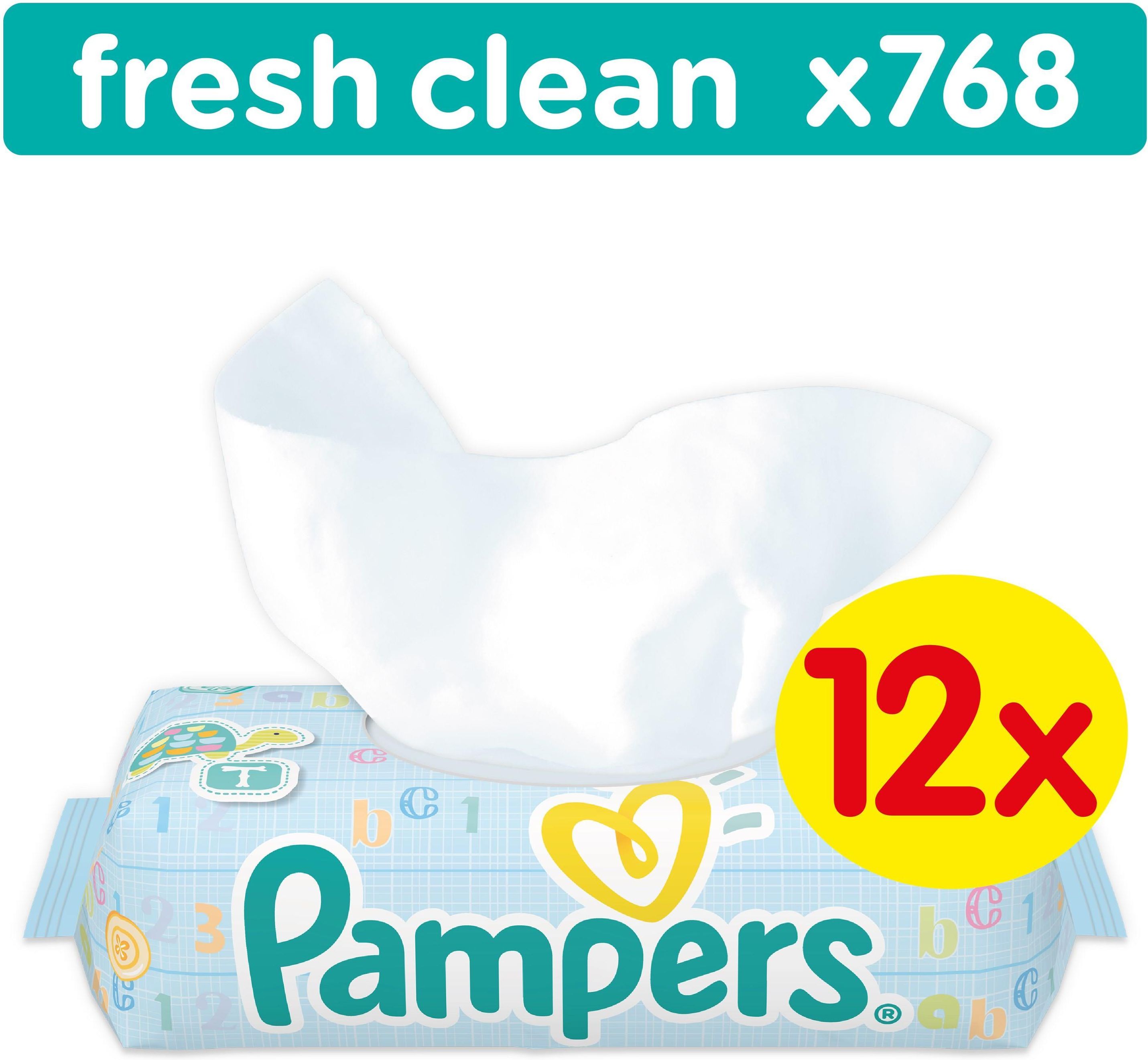 chusteczki pampers 12x64