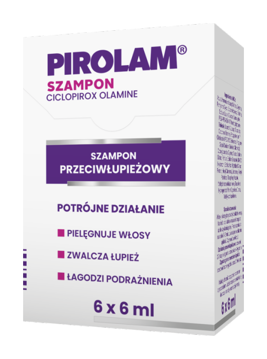 szampon przeciwłupieżowy pirolam saszetkach p